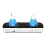 Mini Magnetic Stirrer with Stir Bar,2 Independent Working Panel Lab Mixer