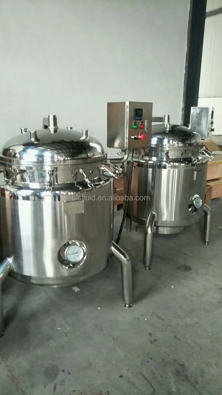 Stainless Steel Ss316 Ss304 100L Commercial Pressure Cooker/steam Electric Pressure Cooker