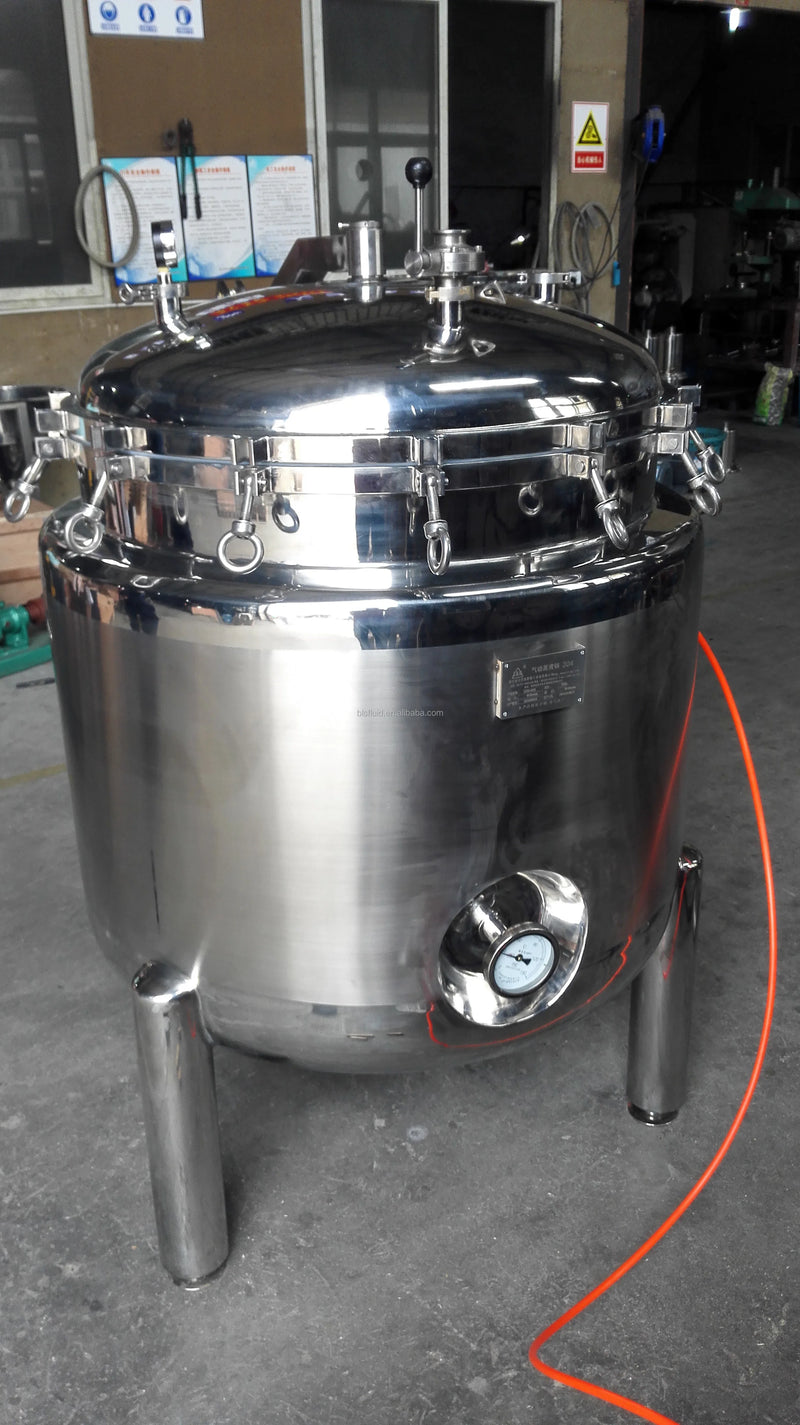 Stainless Steel Ss316 Ss304 100L Commercial Pressure Cooker/steam Electric Pressure Cooker