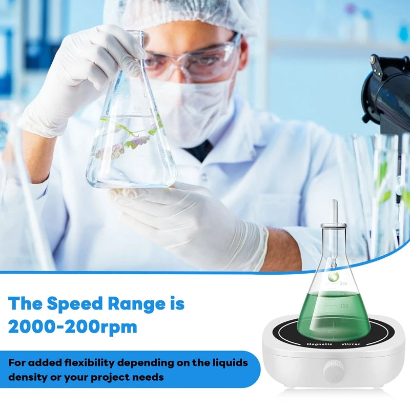 Retail Magnetic Stirrer Mini Lab Stir Mixer Portable Stirrer Plate for Laboratory