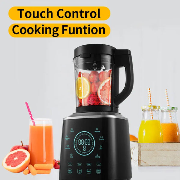 multifunctional heavy duty food Processor Smoothie glass super touch screen Blender