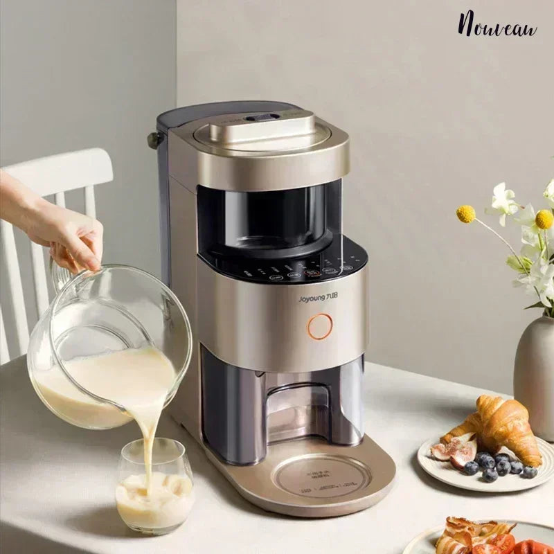 Multifunctional fully automatic cleaning-free household desktop silent wall-breaking food processor without hand washing