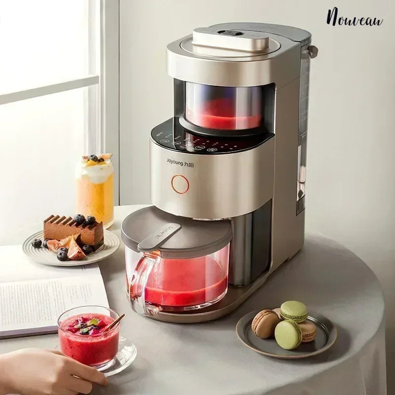 Multifunctional fully automatic cleaning-free household desktop silent wall-breaking food processor without hand washing