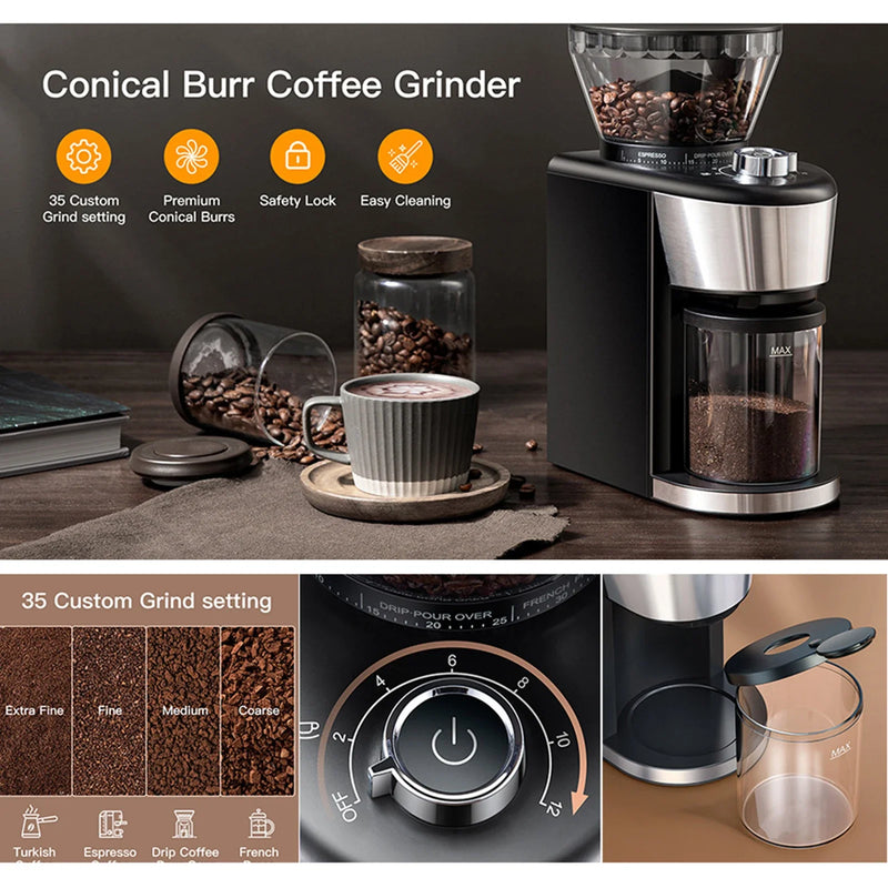 Automatic coffee grinder Automatic high-speed grinder type small coffee machine