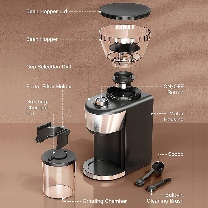 Automatic coffee grinder Automatic high-speed grinder type small coffee machine