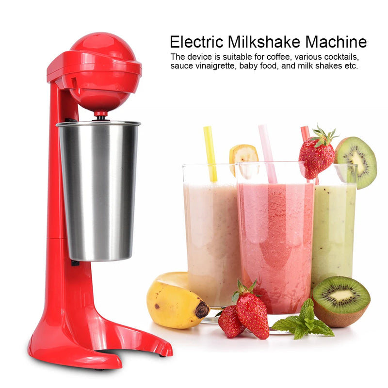 Double Head Electric Milkshake Machine Maker Coffee Drink Mixer Milk Frother for Home Bar Electric Milkshake Machine