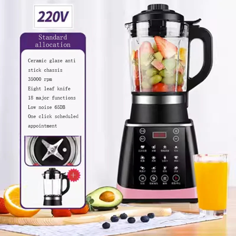 Full-automatic Heating Wall Breaker Filter Free Food Processor Food Mixer Blenders Liquidificador