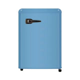 High Quality Mini Single Door Retro Fridge Small Compact Electric Refrigerator Handles Portable Hotel Outdoor Use New