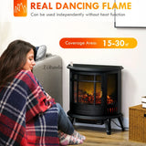 electric fireplace, electric heater, adjustable temperature fireplace heater, overheat protection