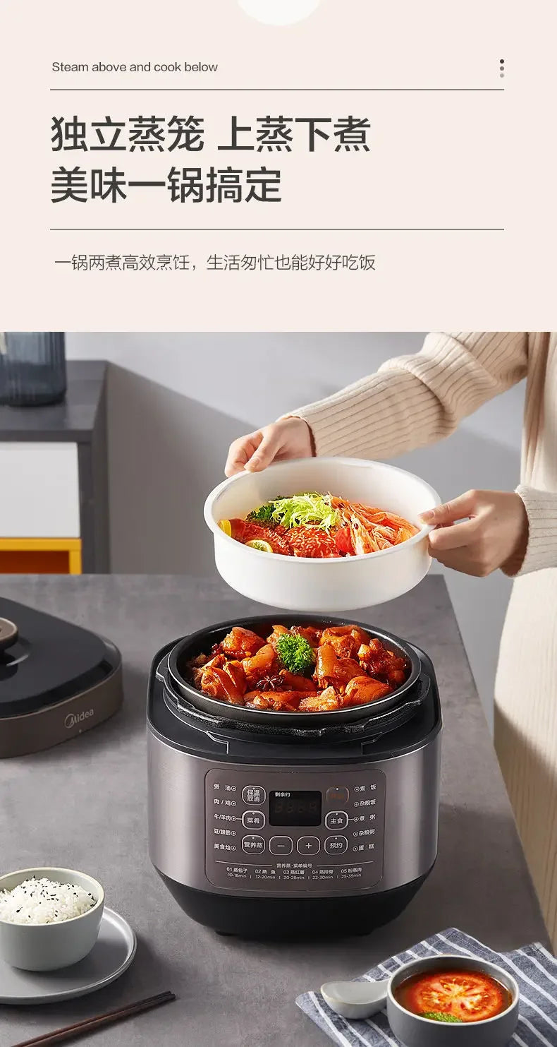 large-capacity electric pressure cooker household Double bile pressure cooker multi-function pressure cooker