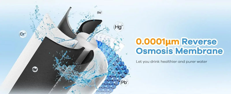 Osmosis Water Filter Countertop Portable Water Purifier for Kitchen