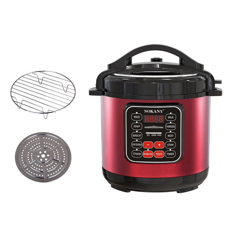 5L Electric Pressure Cooker Smart Multifunction Heater Soup Porridge Rice Heating Intelligent Electric Pressure Cookers For Home