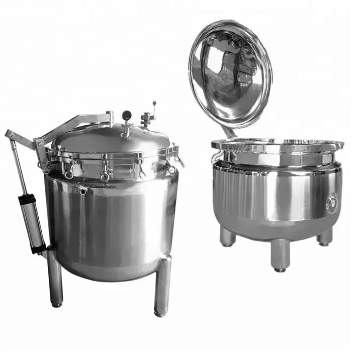 Stainless Steel Ss316 Ss304 100L Commercial Pressure Cooker/steam Electric Pressure Cooker