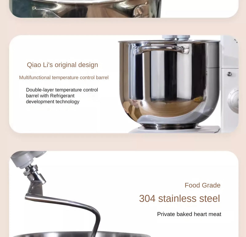 Stand Mixer Flour-Mixing Machine Kneading Noodles Commercial Cream Whipper