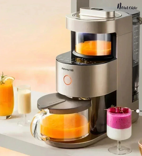 Multifunctional fully automatic cleaning-free household desktop silent wall-breaking food processor without hand washing