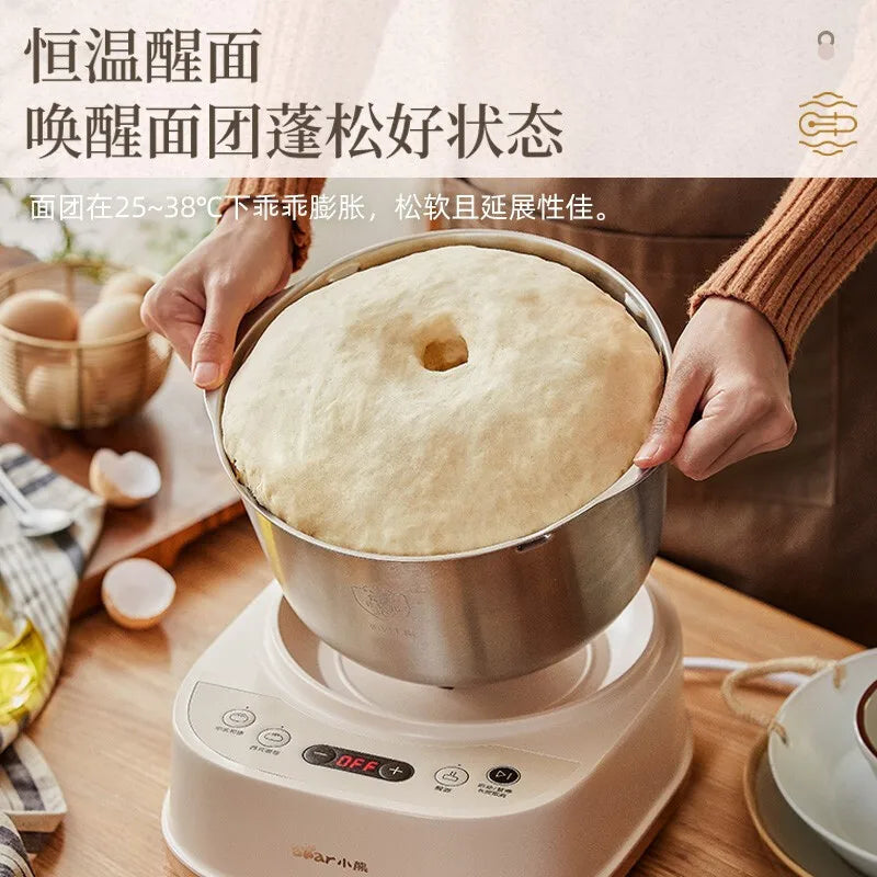 Electric Dough Mixer Household Timing Dough Kneading Machine Stand Mixer Microcomputer Control Flour Fermentation Mixer