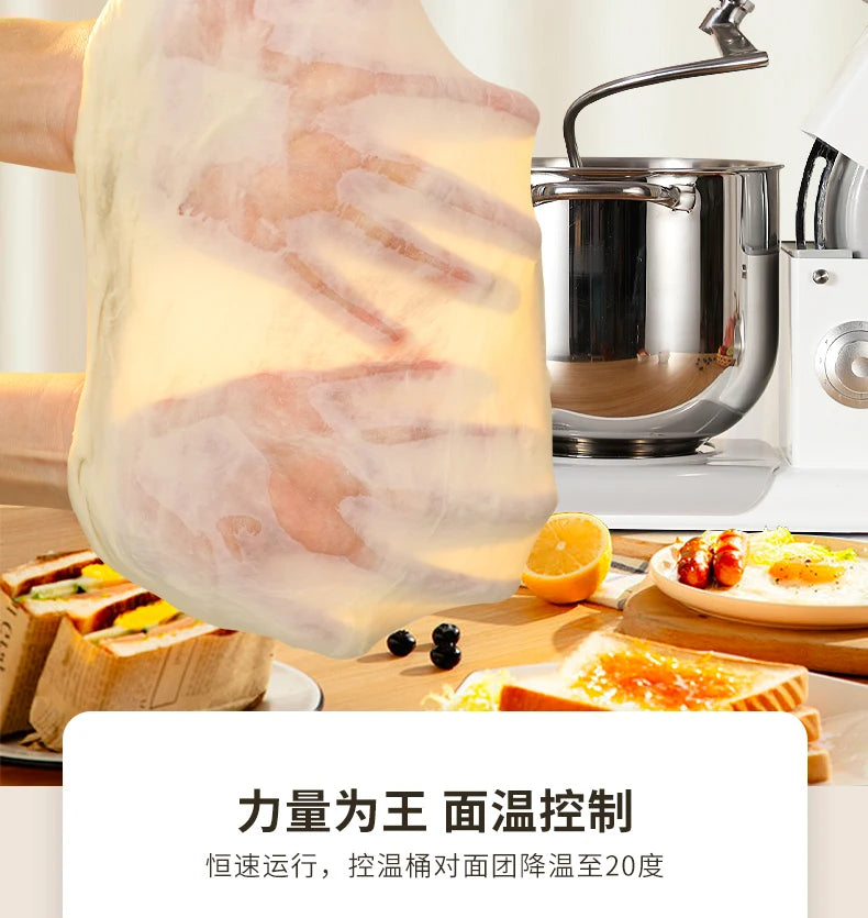 Stand Mixer Flour-Mixing Machine Kneading Noodles Commercial Cream Whipper