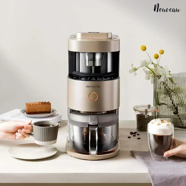 Multifunctional fully automatic cleaning-free household desktop silent wall-breaking food processor without hand washing