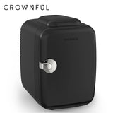 Crownful 4L Mini Fridge  Beauty Makeup Skincare Refrigerator  Heated Cooling Beauty Refrigerator Car Mini Fridge